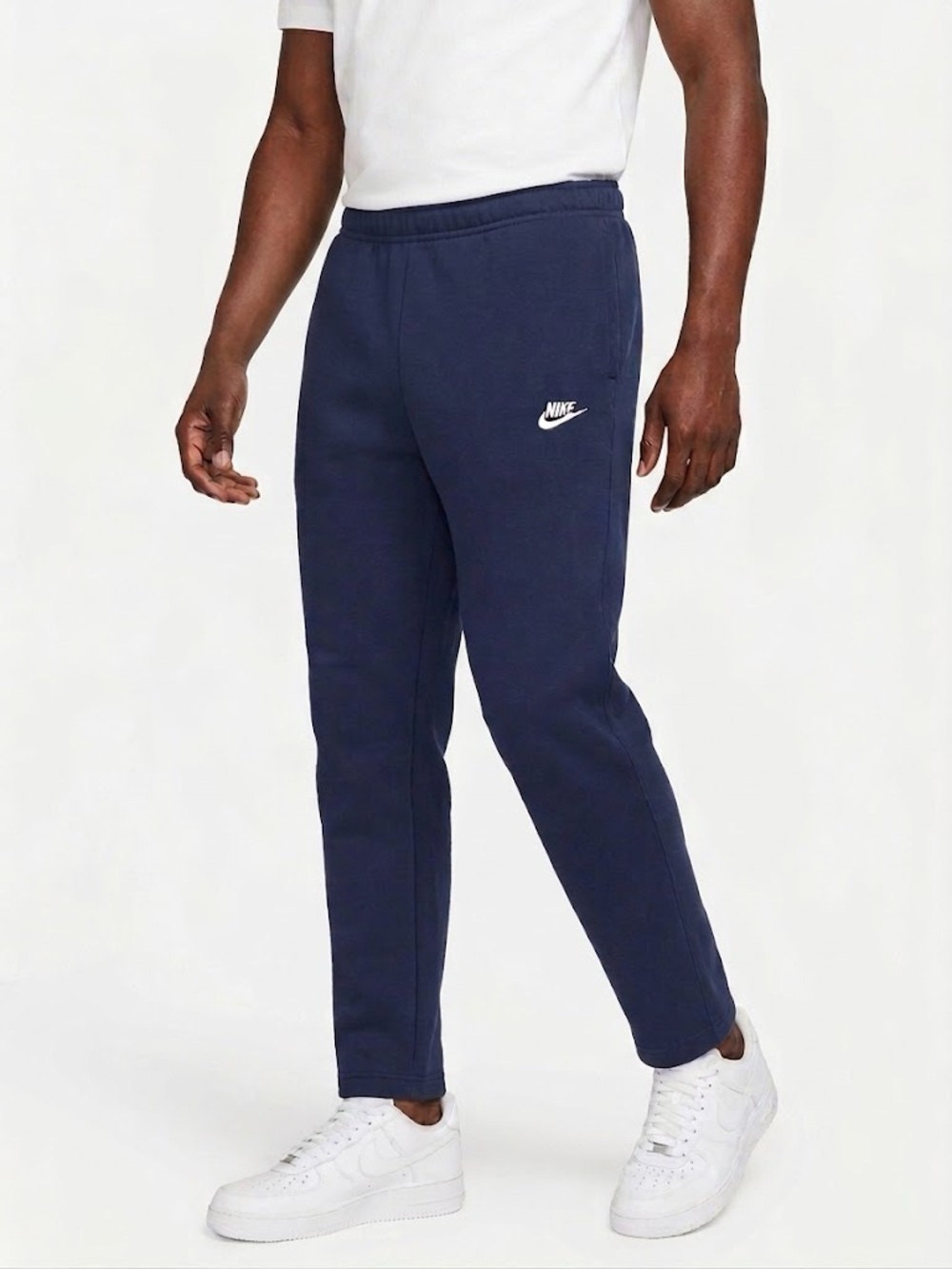Nike Sportswear Club Fleece Men’s Straight-Leg Sweatpants, Size XL, Navy